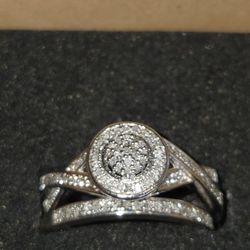 Diamond Engagement Set  Size 7