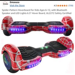 BRAND NEW Emaxusa Spiderman Hoover Board 