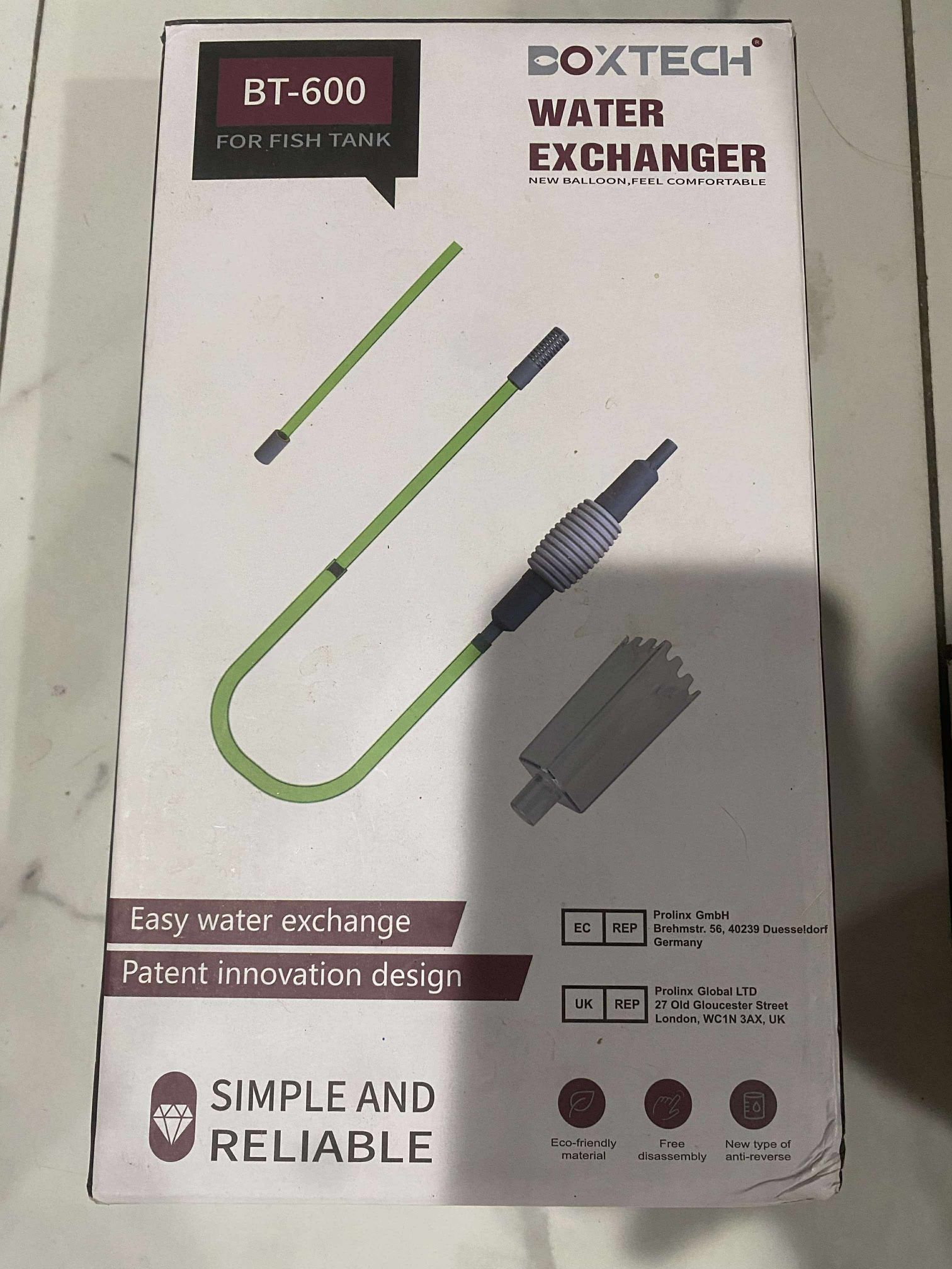 Boxtech Water Exchanger for Fish Tank BT-600