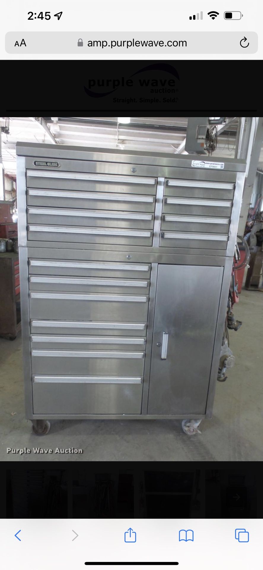 Steel Glide Tool Box