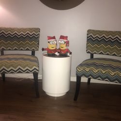 Zigzag Accent Chairs (Pair) 