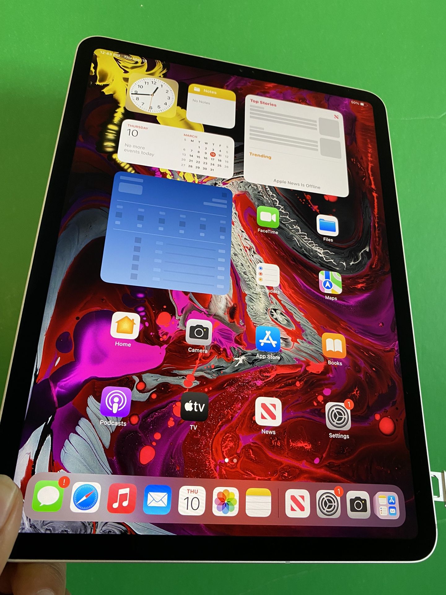 Apple IPad Pro 11” (Face ID/LiquidRetina /2018 model) 64GB WiFi + 