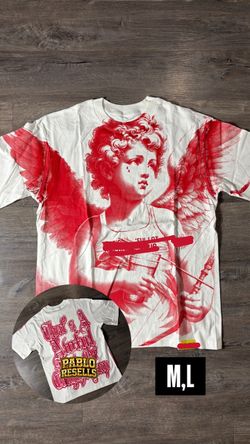 White Angel Graphic T-Shirt Size M/L