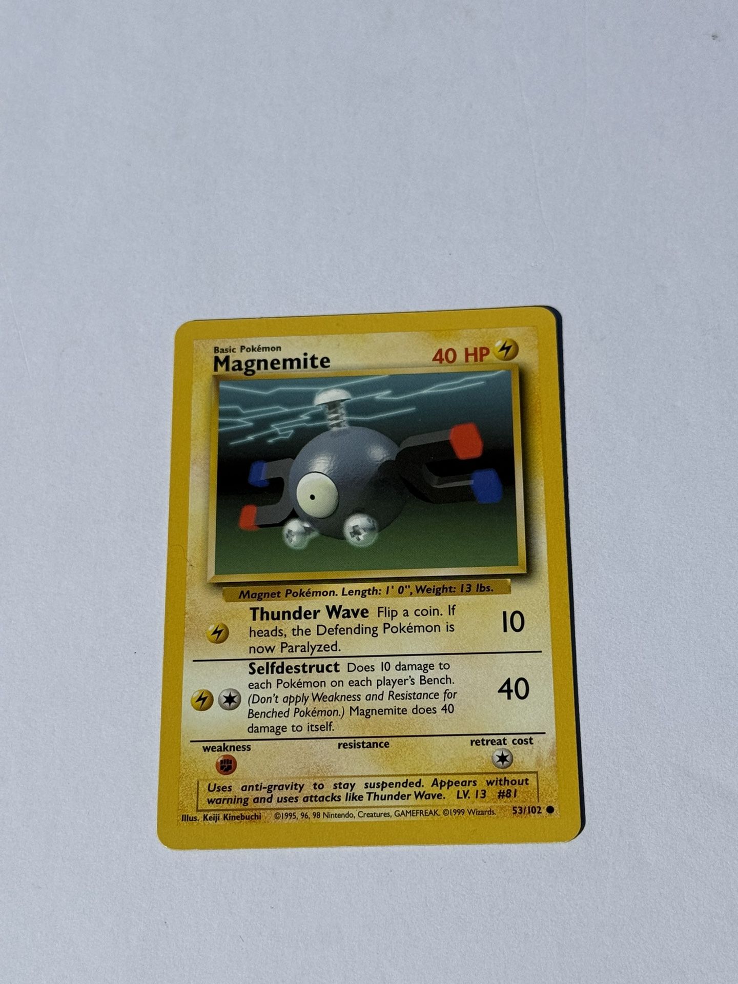 2000 POKEMON BASE SET 2 MAGNEMITE 79/130 (LP) COMMON