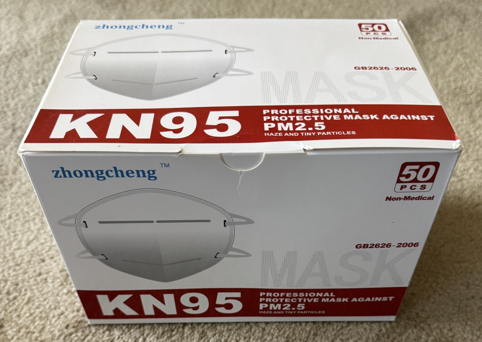 KN95 50 PACK FACE MASKS