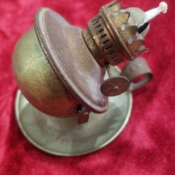 Vintage 1960’s Copper Kerosene Oil Finger Lamp Walking Light