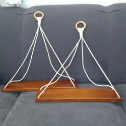 Set of Nautical Hanging Shelves 