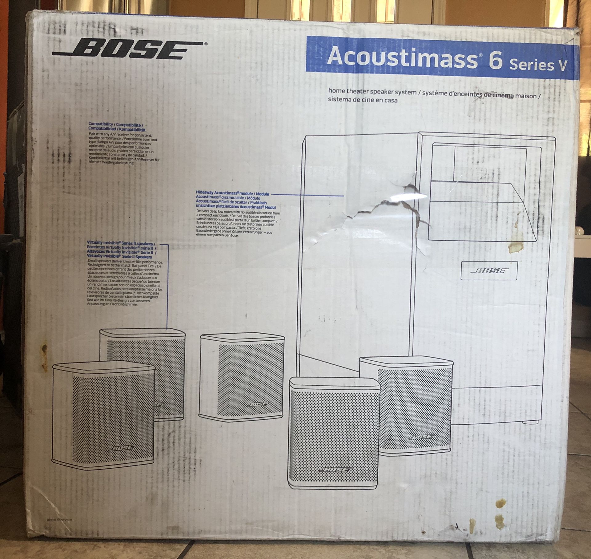 Bose 6 series home theater system