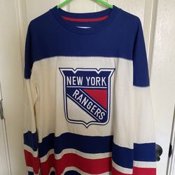 Mens Hockey Size XL Vintage Mitchell and Ness New York Rangers Jersey