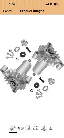 Spindles Fit for Craftsman 42 inch Deck Mower - 130794 Deck Spindle Fit for Pou LAN HU Sears Craftsman LT1000 LT2000 LTX1000 Riding Mower with 36" 38"