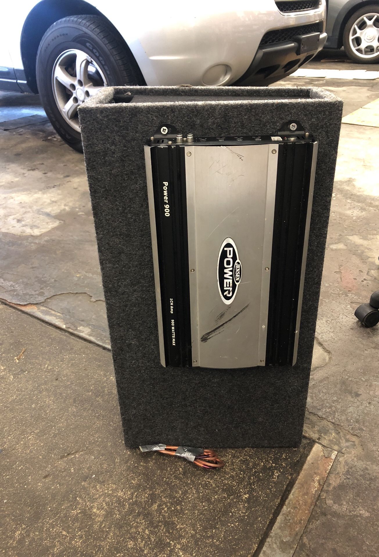 12 inch subwoofer & Jensen amplifier