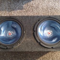 Kenwood 12" Subwoofers In Box 