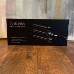 José Eber Trio Clipless Curling Iron. 
