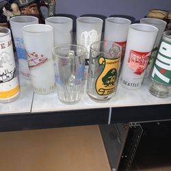 Vintage Seattle And Vashon Island Glassware Lot