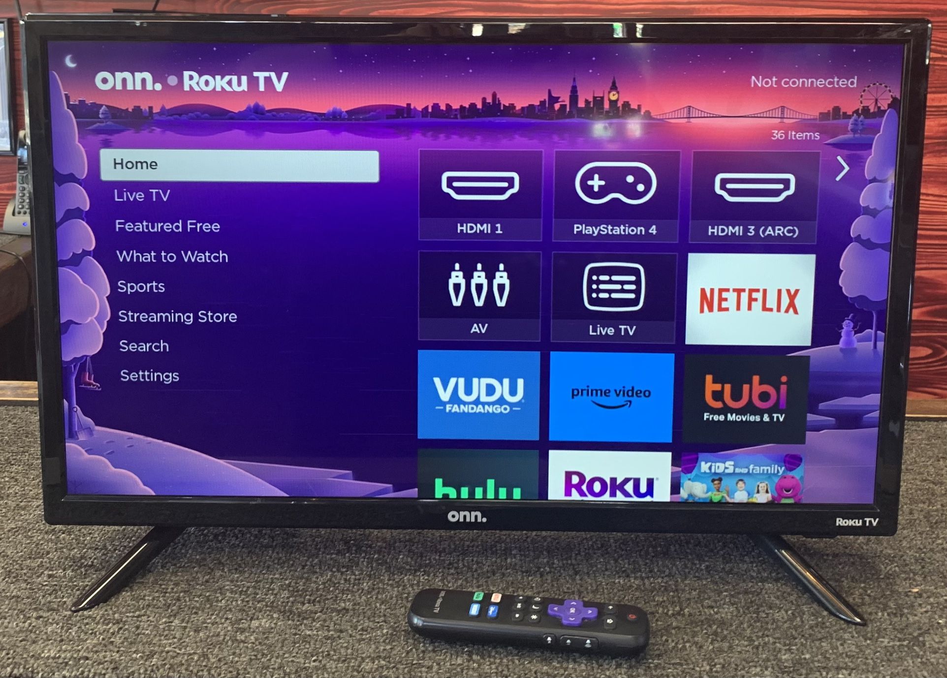 24” Inch Onn Roku Smart TV
