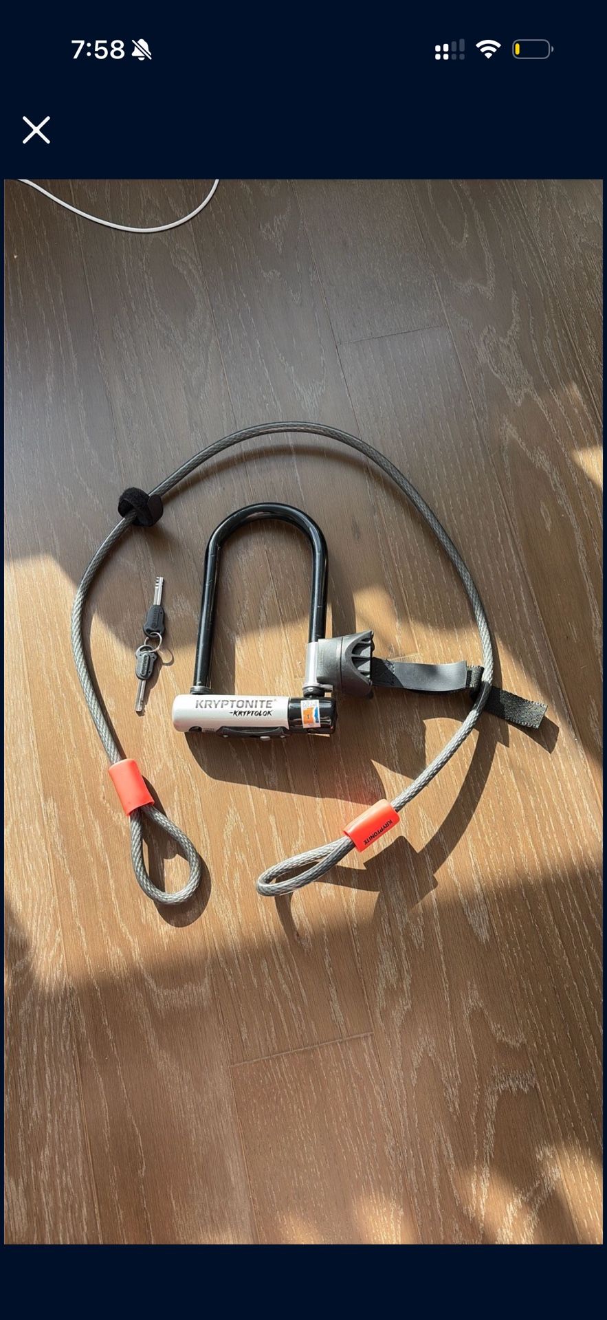 Bike lock With Bike Mount