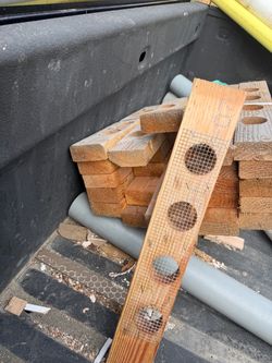 Vented Bird Block 2x4 24"oc
