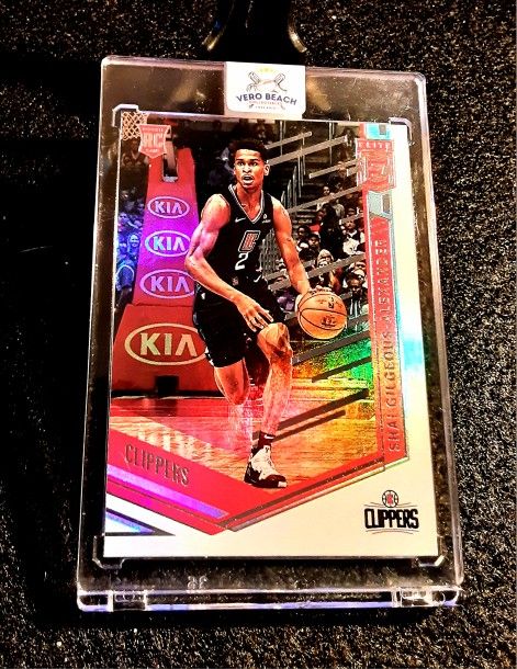 Shai Gilgeous Alexander 2018-19 Panini Elite refractor RC! OKLAHOMA CITY THUNDER NBA