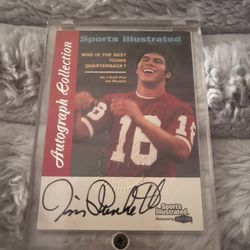 Jim Plunkett Autographed Card