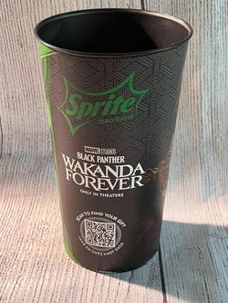 Collectible Wakanda Forever Movie Theater Cup 
