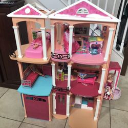 Barbie 3 Story Pink Furnished Dream house Townhouse for Sale in