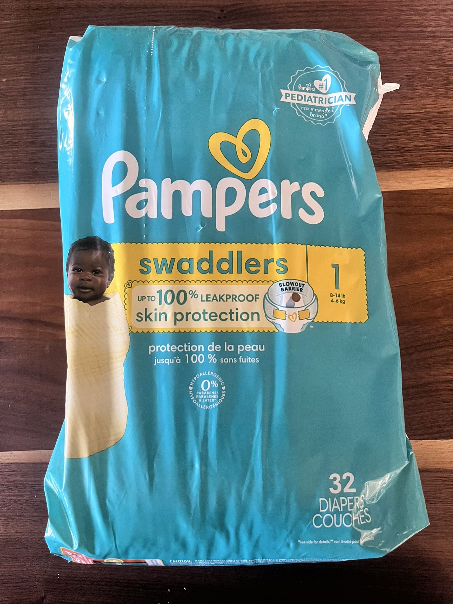 New Pampers Diapers