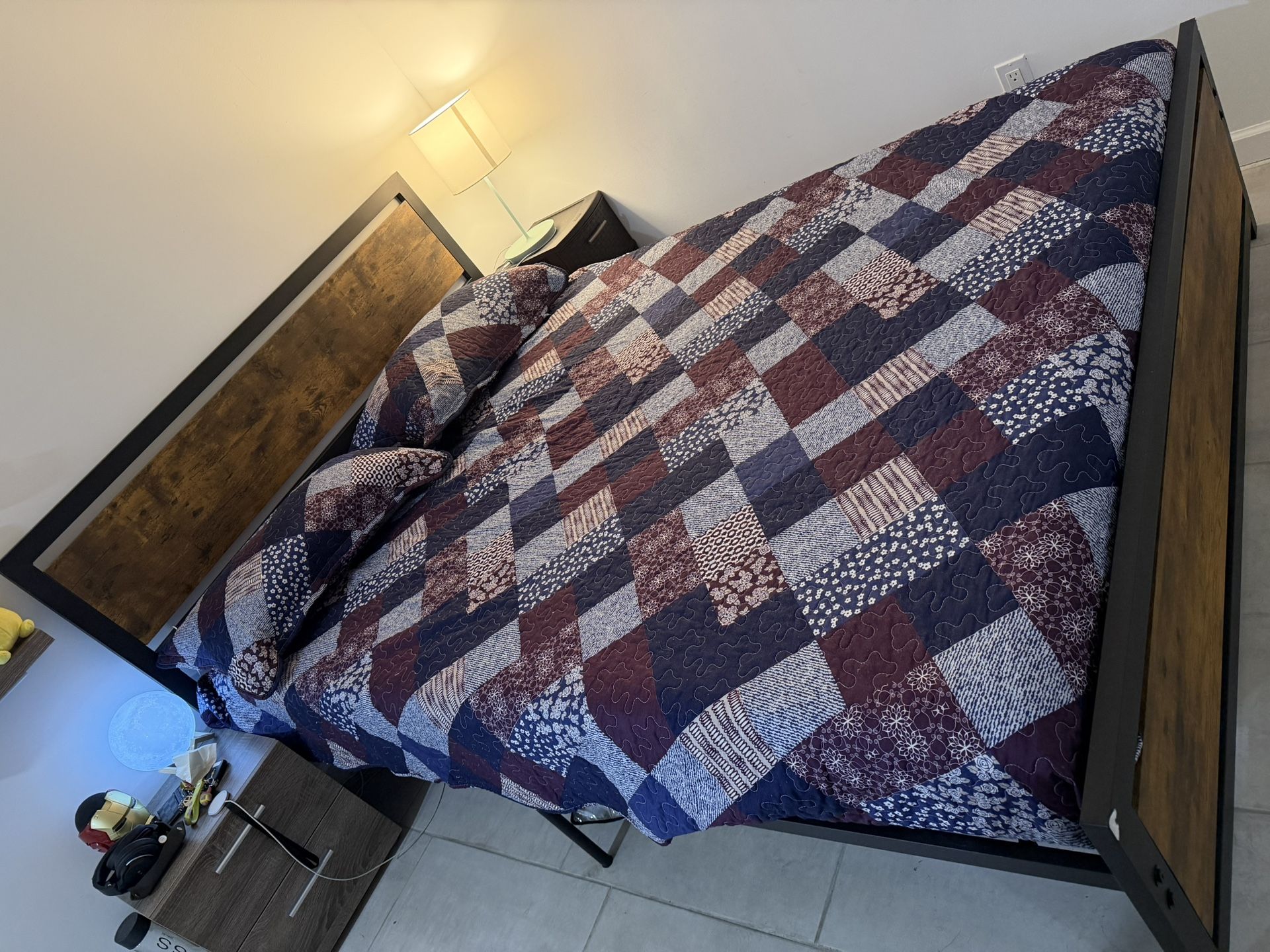 Queen Size Bed Frame – $100 (Pickup Only)