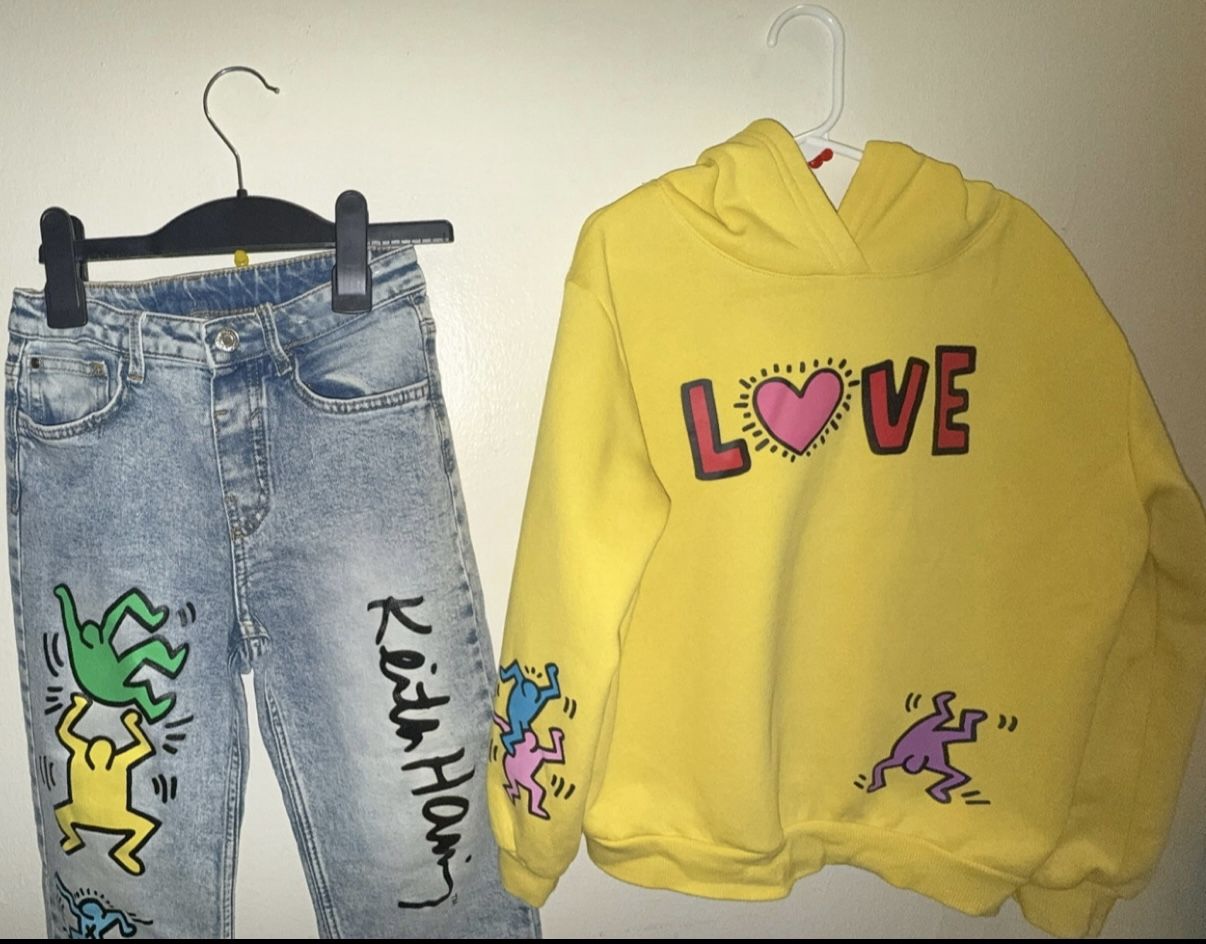 H&M x Keith Haring Hoodie and Jeans