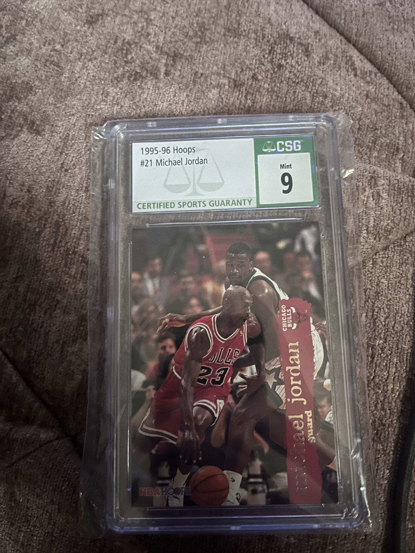 michael jordan card CGC 9 mint