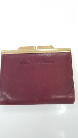 Christian Dior Leather Coin Wallet