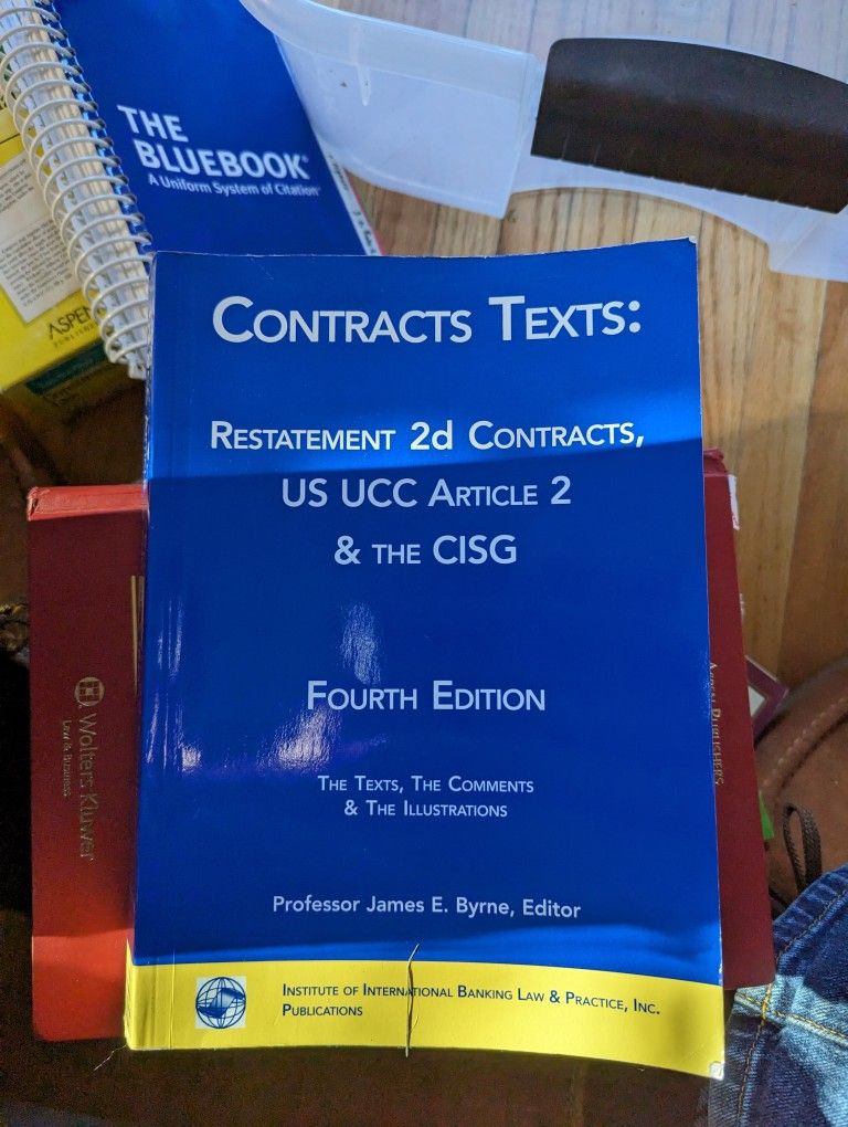 Various Law School Books And Codes
