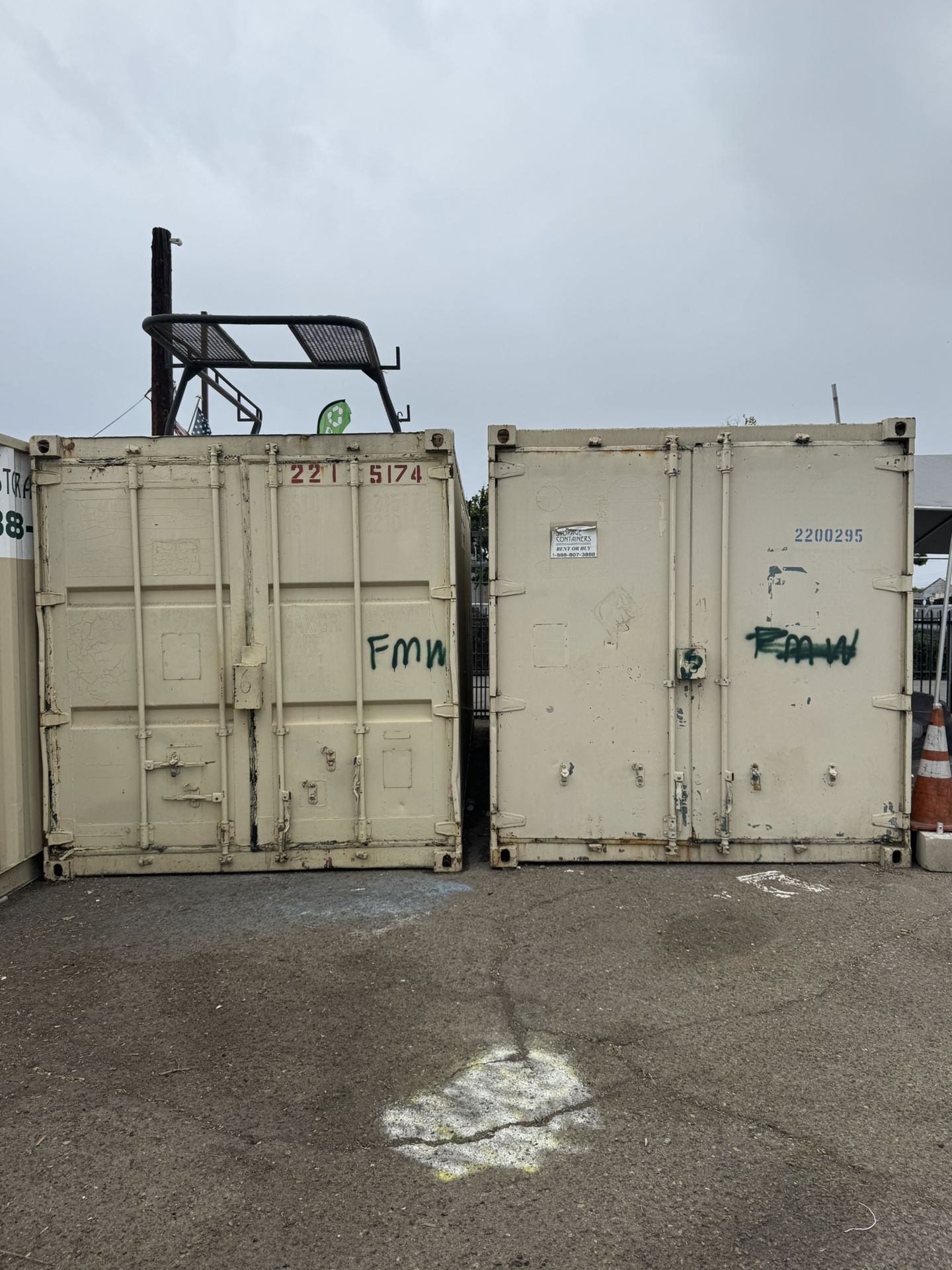 20 Ft.  Container Storage