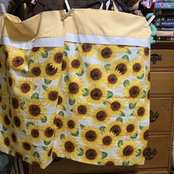 New Handmade Sunflower Pillowcase Set