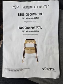 Bedside commode chair