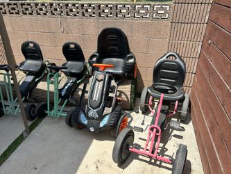4-peddle carts ($60 each or $200 all 4)