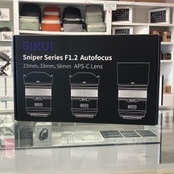 Sirui Sniper Series F1.2 Autofocus 23mm/33mm/56mm APS - C Lens Sony E