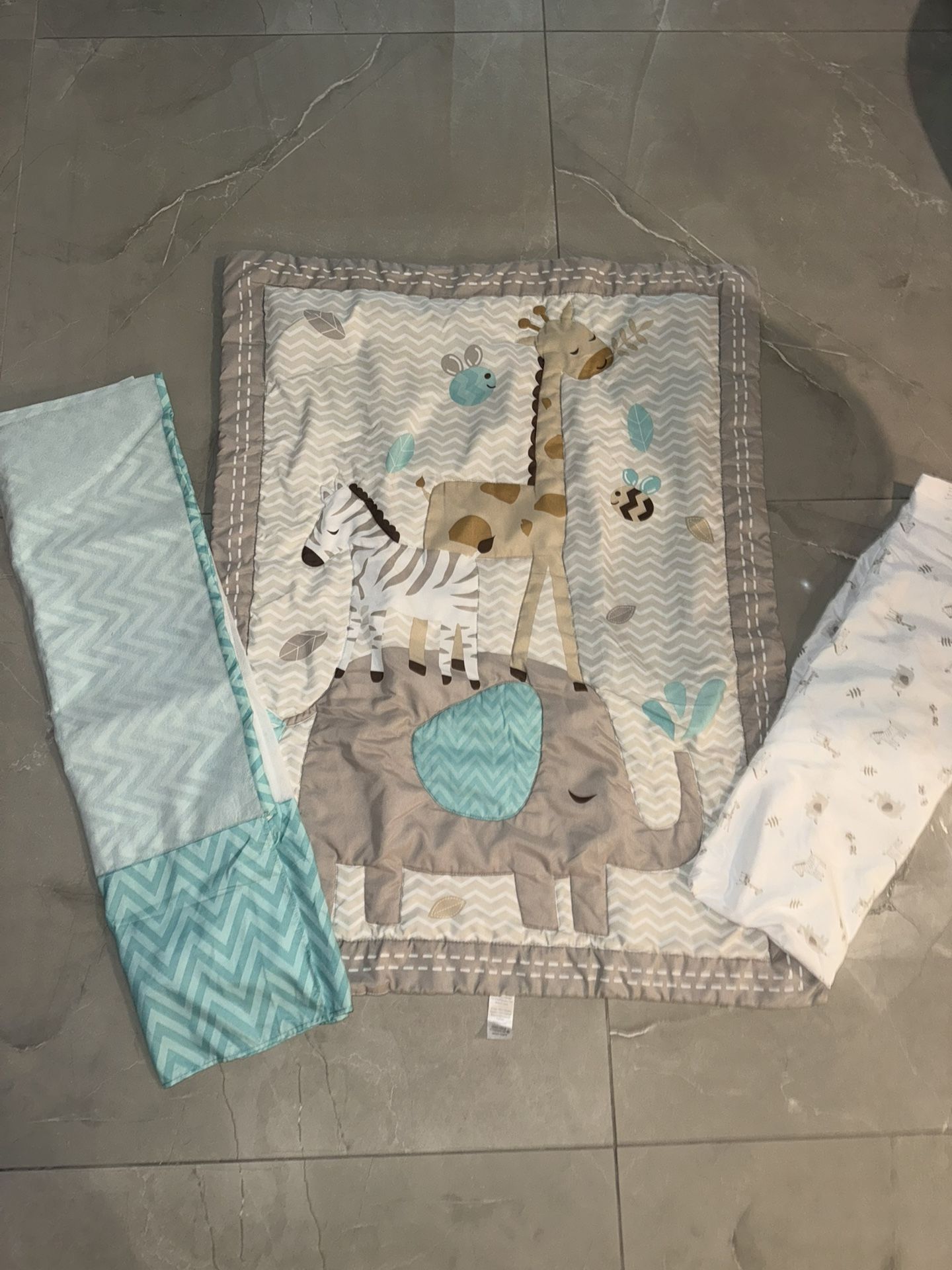 baby crib bedding Set 3 Pieces