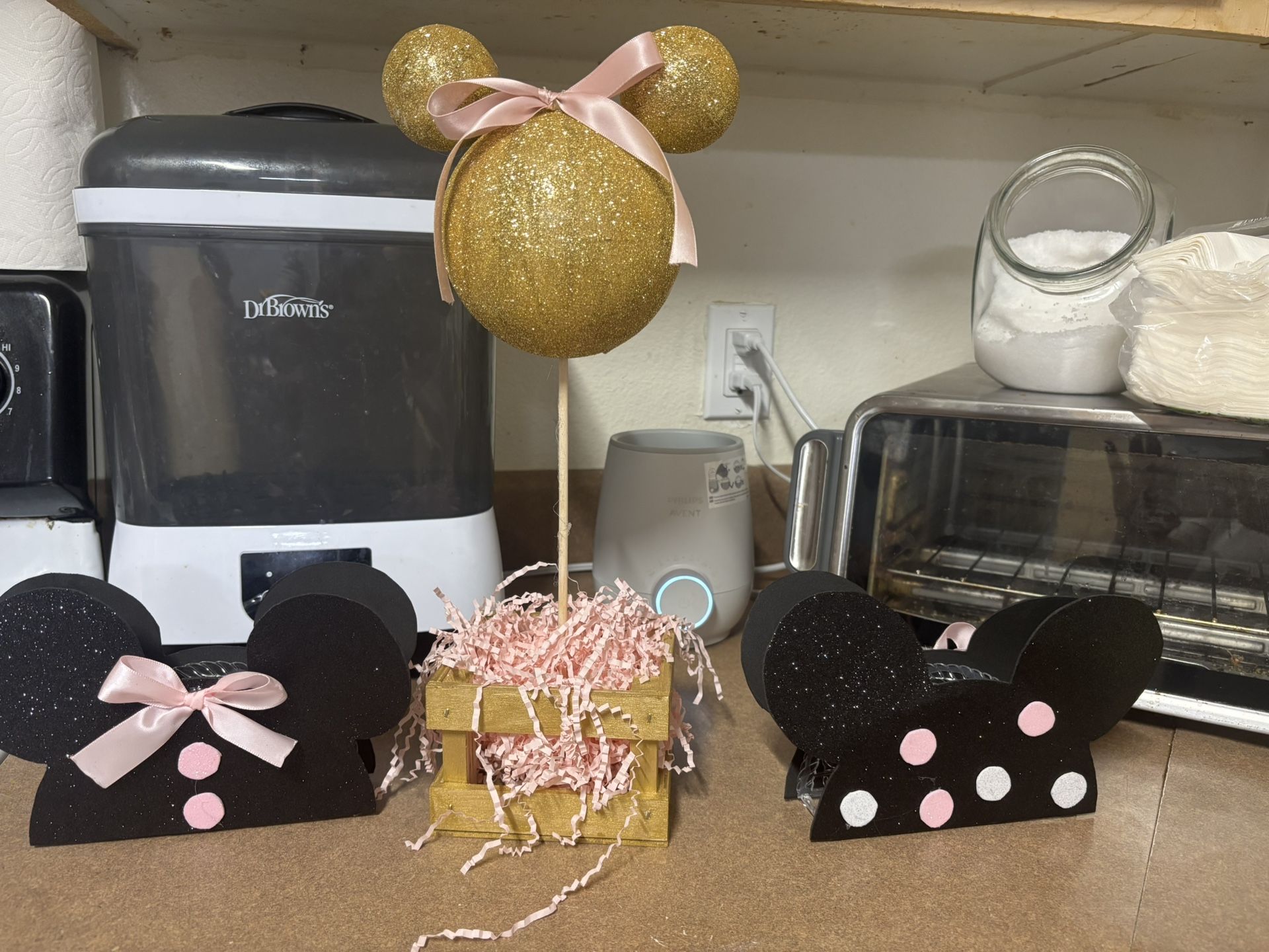 centros de mesa fiesta minnie mouse