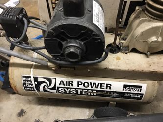 air compressor vintage Montgomery Ward GE