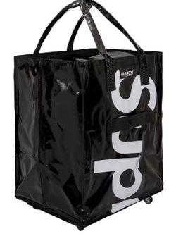 Supreme Hulken Rolling Tote Bag Black