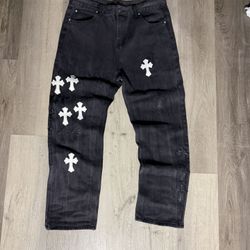 Chrome Of Hearts Jeans