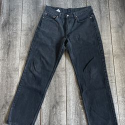 Black relaxed for Levi 550. Waist 33 and Length 32.