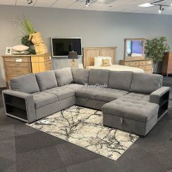 Sectional Sleeper Sofa Bed, Sofa Couch With Storage Chaise