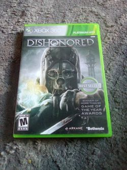 Xbox 360 Dishonoured 