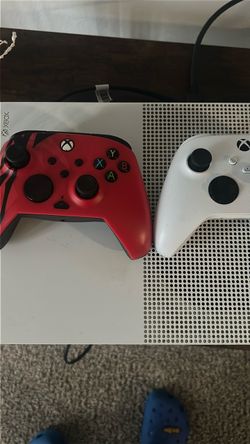 Xbox One S Console with Two Controllers