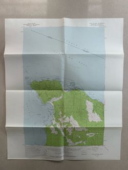 Vintage 1957  USDI Geological Survey Topographic Map