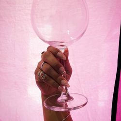 Wine glasses And Bottle Rack