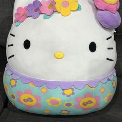 20 inch floral hello kitty squishmallow