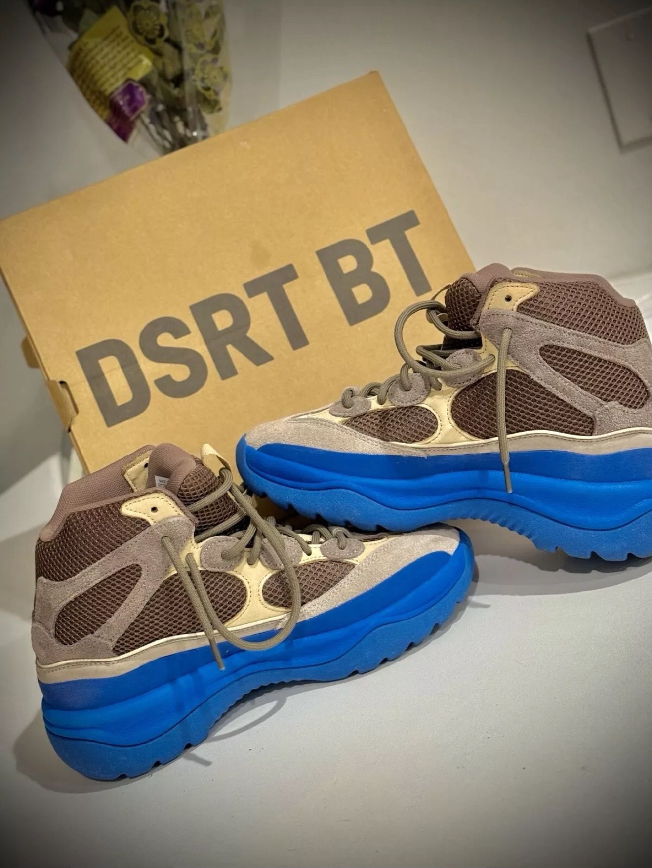 Adidas Yeezy Desert Boot 'Taupe Blue'