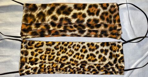 Cheetah print masks many more to choose from